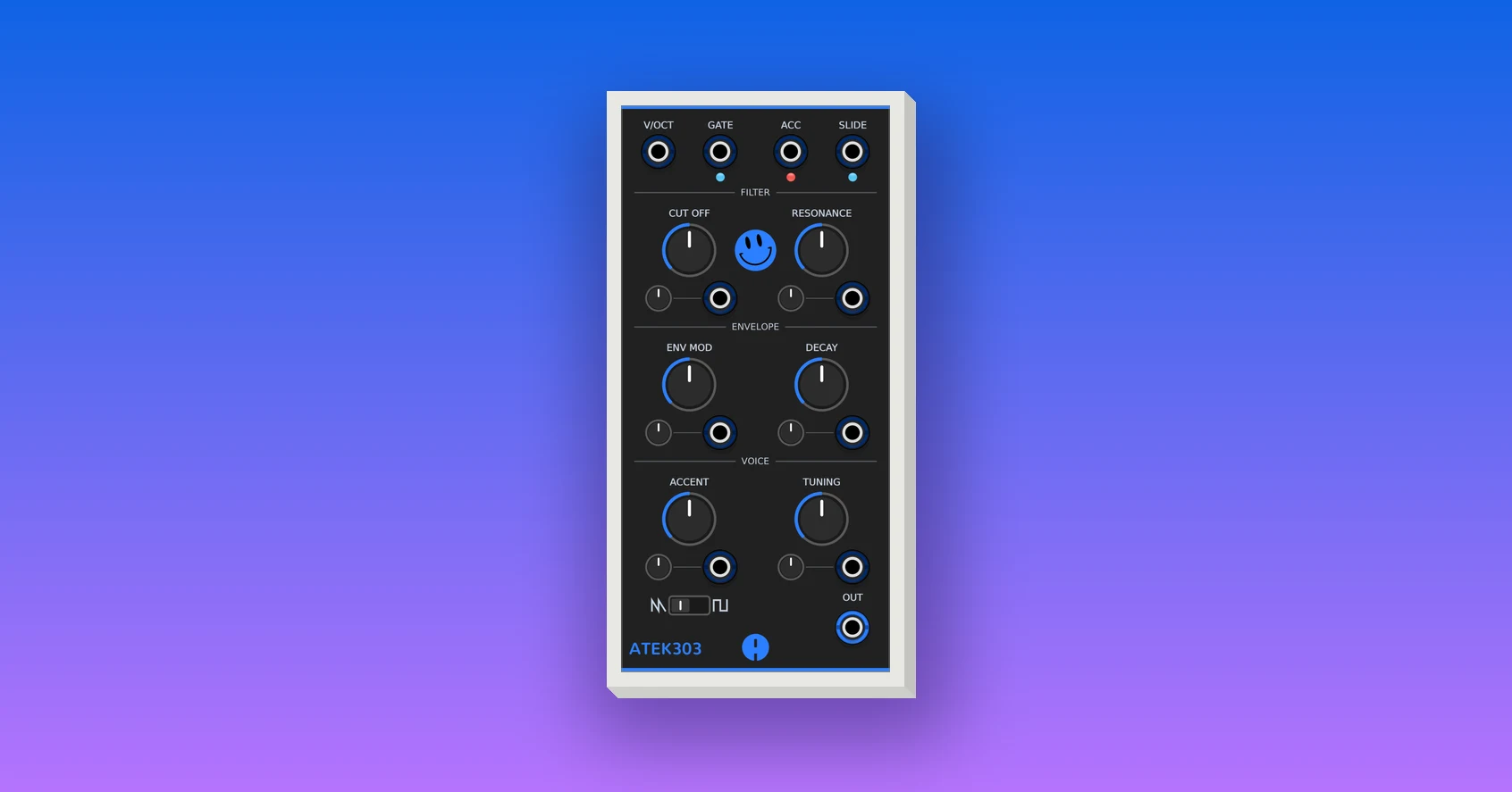 ATEK303 synth voice for VCV Rack