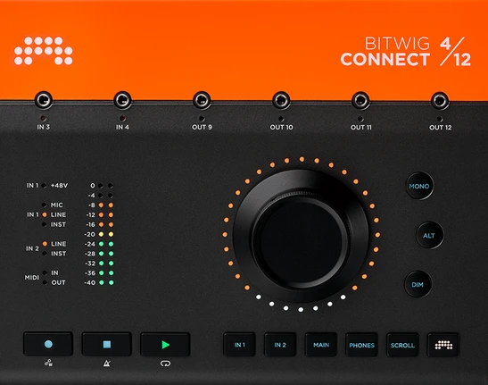 Interfaz de audio Bitwig Connect