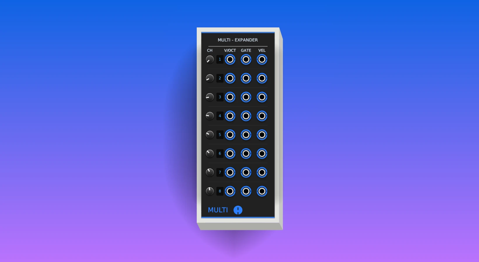MULTI expander for OXI-CV in VCV Rack